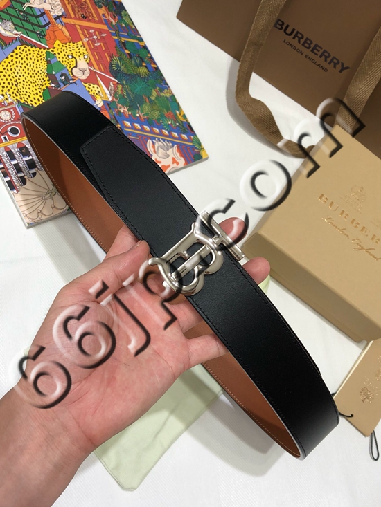 バーバリーベルト角部分ディテール