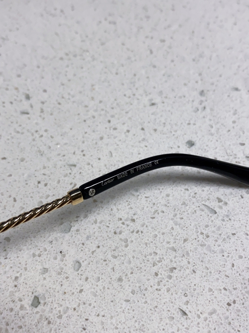 コピーカルティエメガネ着用イメージ