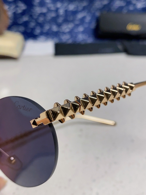 コピーカルティエメガネ角部分ディテール
