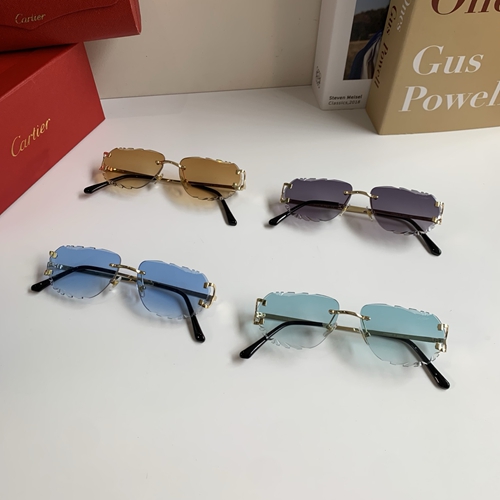 コピーカルティエメガネ着用イメージ