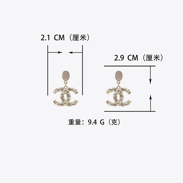 シャネルアクセサリー正面デザイン