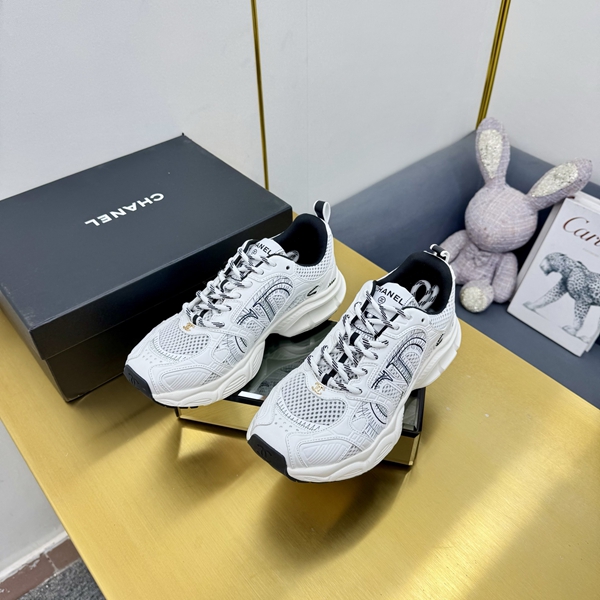 シャネル シューズ素材ディテール