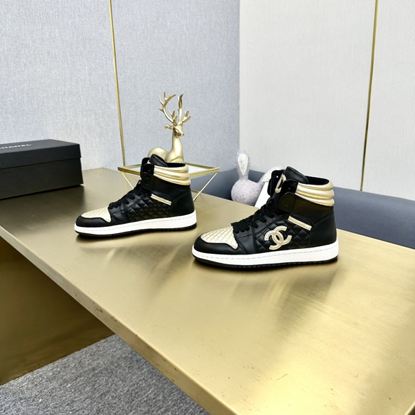 シャネル シューズ素材ディテール