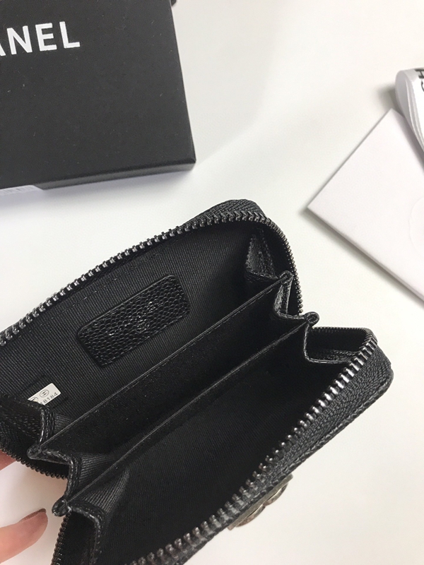 コピーシャネル激安財布角部分ディテール