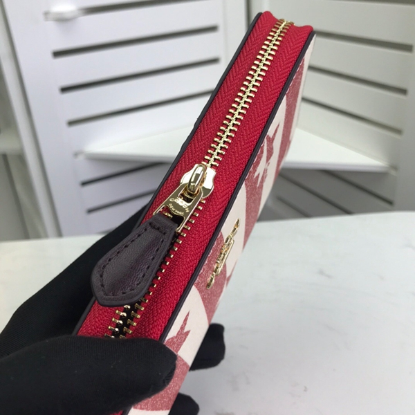 コーチ財布素材ディテール