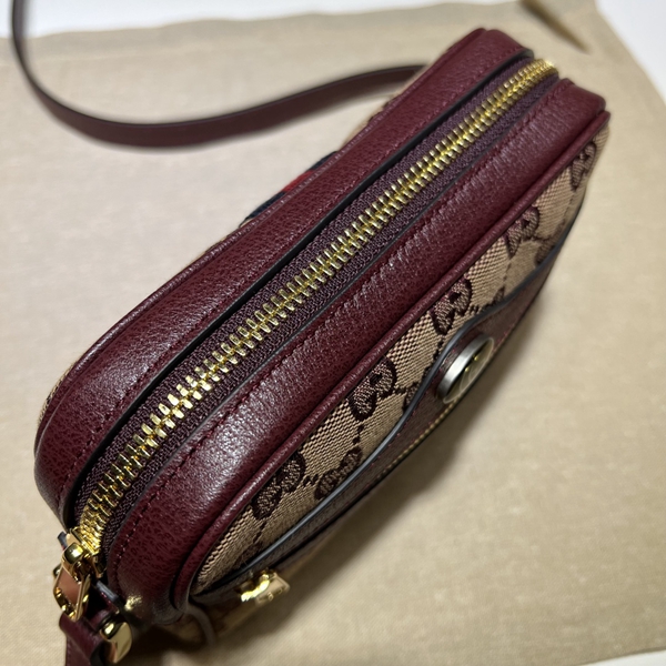 グッチバッグ角部分ディテール
