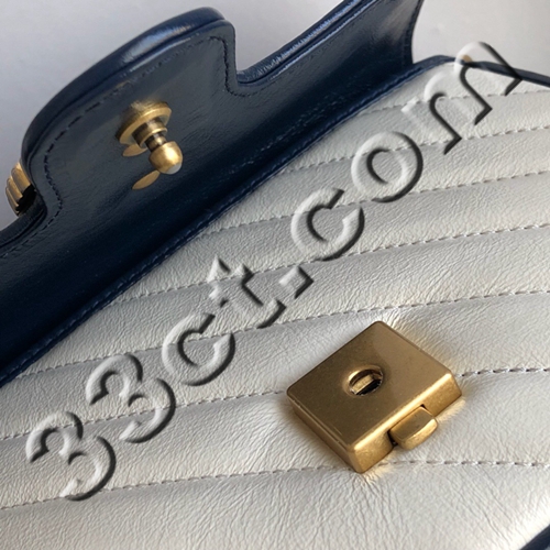 グッチバッグ角部分ディテール