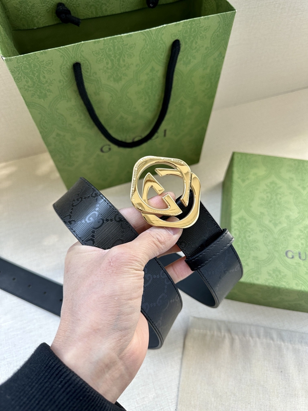 グッチベルト激安角部分ディテール