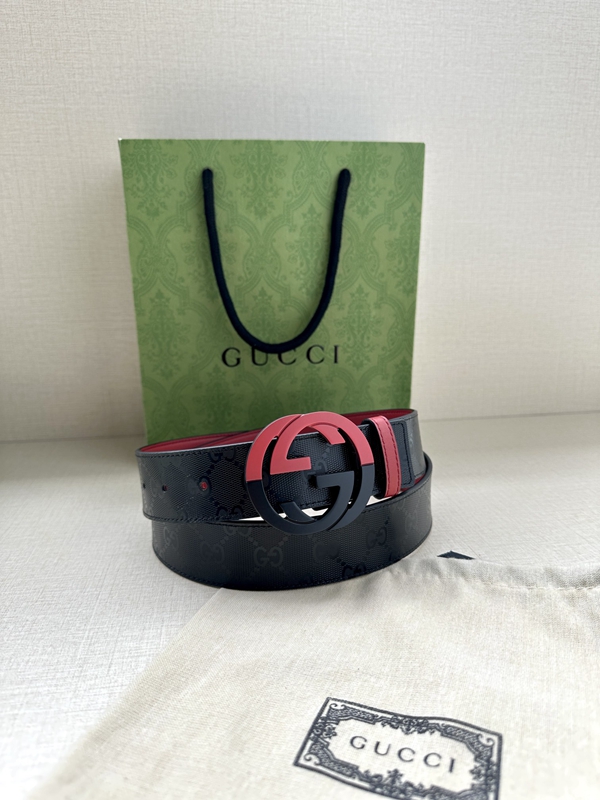 グッチベルト激安角部分ディテール