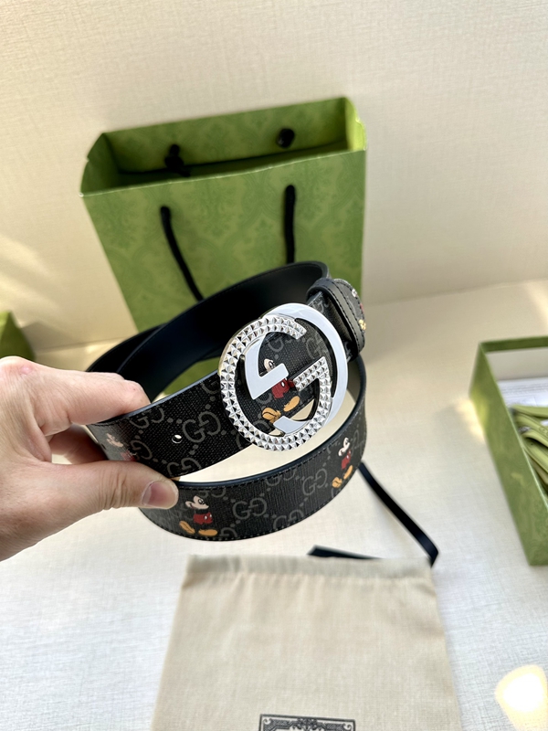 グッチベルト激安角部分ディテール