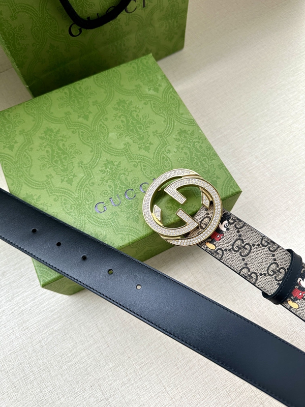 グッチベルト激安角部分ディテール