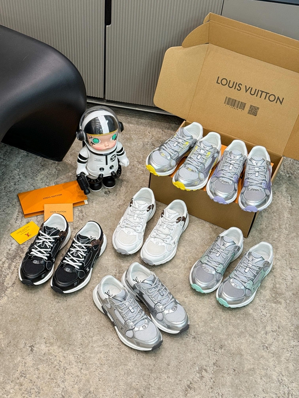 ルイ・ヴィトンの靴角部分ディテール