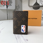 ルイヴィトン×NBAコラボ財布コピー 牛革