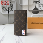 ルイヴィトン×NBAコラボ財布コピー 牛革