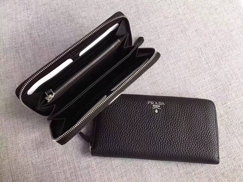 プラダ財布細部ディテール