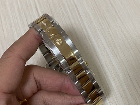 ロレックス腕時計角部分ディテール