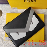 フェンディ風クラッチ財布コピー 064 牛革+PVC素材
